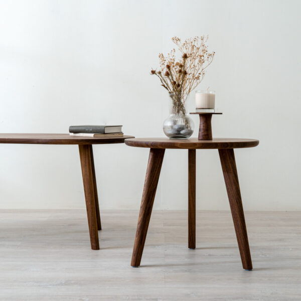 原木哲學黑胡桃木日蝕茶几-13 【接單訂製】日蝕茶几