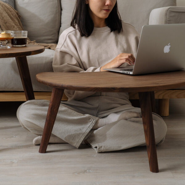 原木哲學黑胡桃木月蝕茶几-22 【接單訂製】月蝕茶几