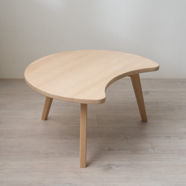 鐵杉彎月滿月茶几-10 【接單訂製】彎月茶几