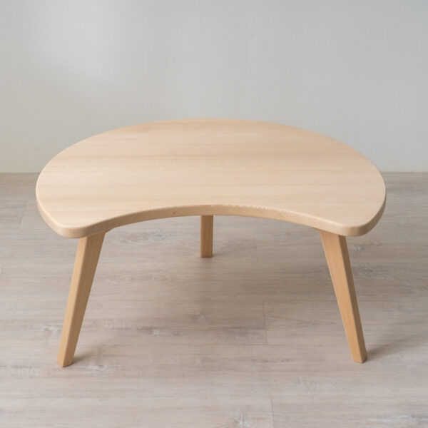 鐵杉彎月滿月茶几-13 【接單訂製】彎月茶几