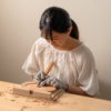 9 Project No.4 橢圓形木餐盤雕刻體驗禮盒 (內含線上影片教學)