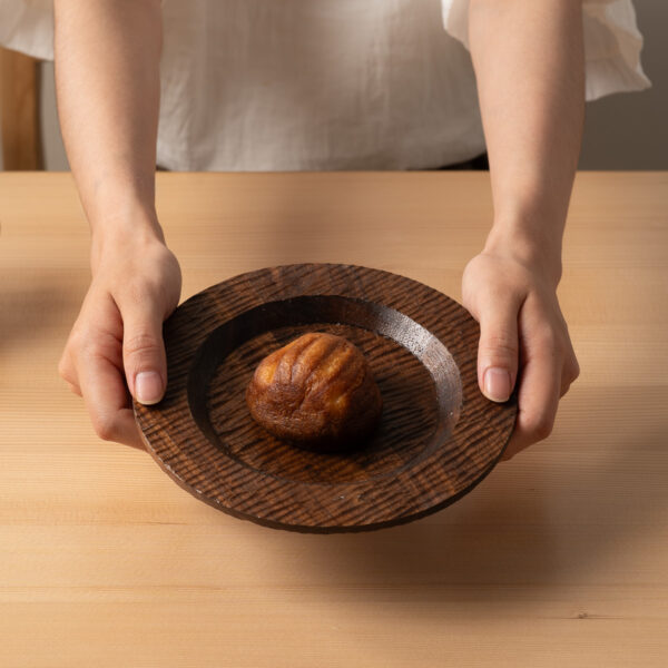N3 圓形木餐盤-064 Project No.3 圓形木餐盤雕刻體驗禮盒 (內含線上影片教學)