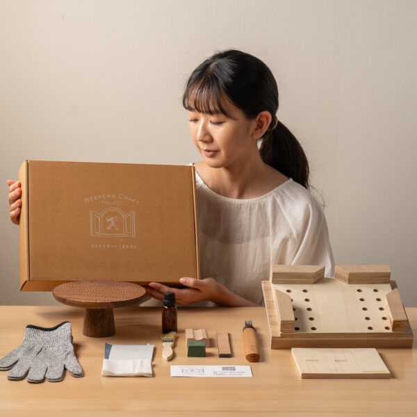 N5 原木蛋糕盤-34 Project No.5 原木蛋糕盤雕刻體驗禮盒 (內含線上影片教學)