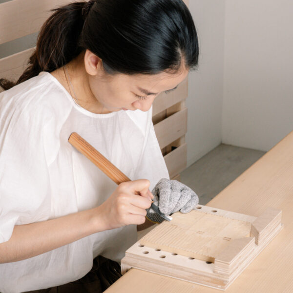 Project No.1 方形木砧板雕刻體驗禮盒  (內含線上影片教學)