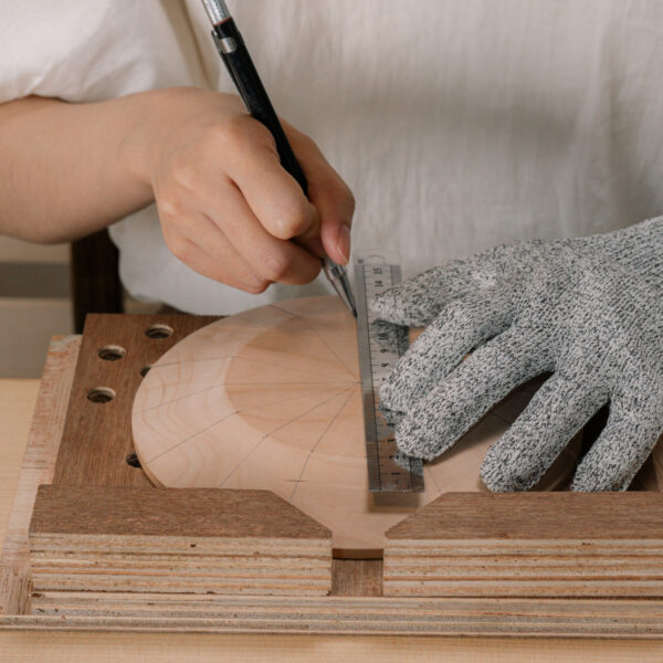 原木哲學木工雕刻體驗圓形木餐盤-34 Project No.3 圓形木餐盤雕刻體驗禮盒 (內含線上影片教學)