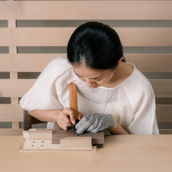 Project No.1 方形木砧板雕刻體驗禮盒  (內含線上影片教學)