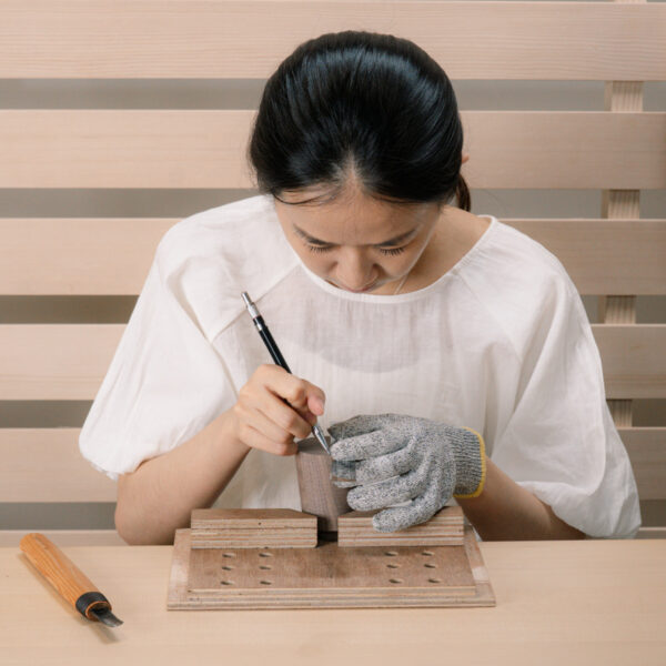 Project No.5 原木蛋糕盤雕刻體驗禮盒  (內含線上影片教學)