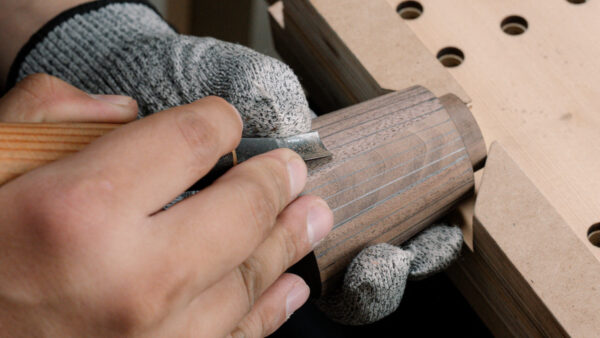 Project No.5 原木蛋糕盤雕刻體驗禮盒  (內含線上影片教學)