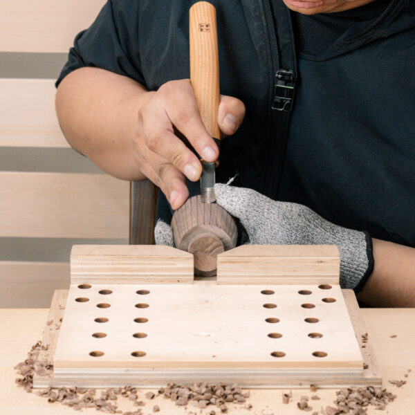 Project No.5 原木蛋糕盤雕刻體驗禮盒  (內含線上影片教學)